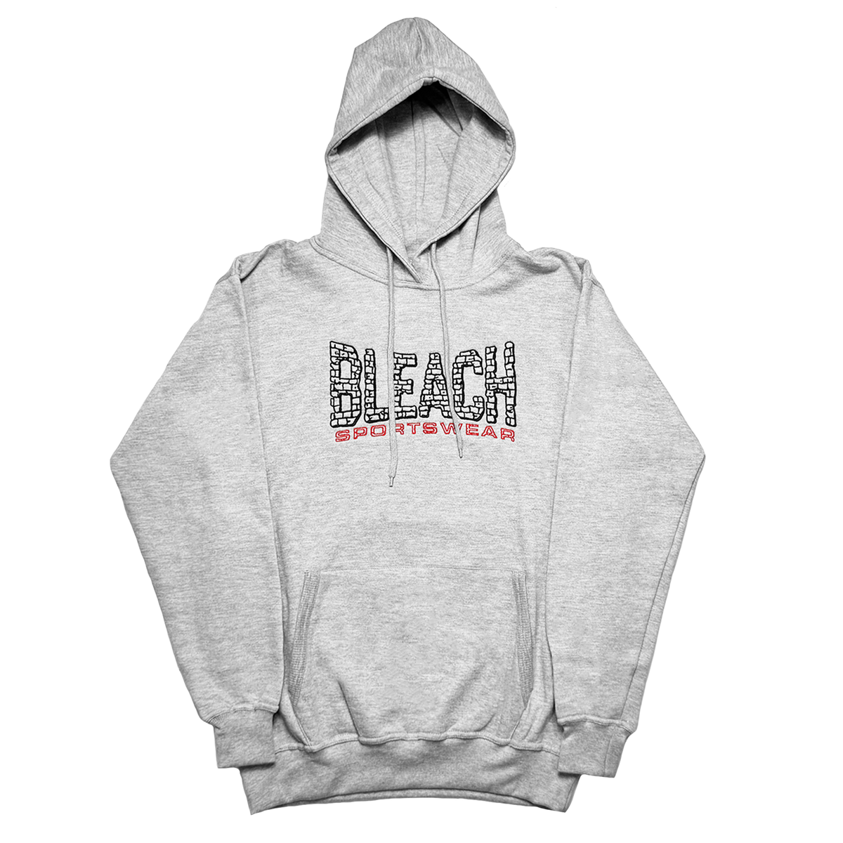 最終値下げ　FADED BLEACH HOODIE / ASH Bricked Heavyweight Sweatshirt - Ash Grey – Bleach USA
