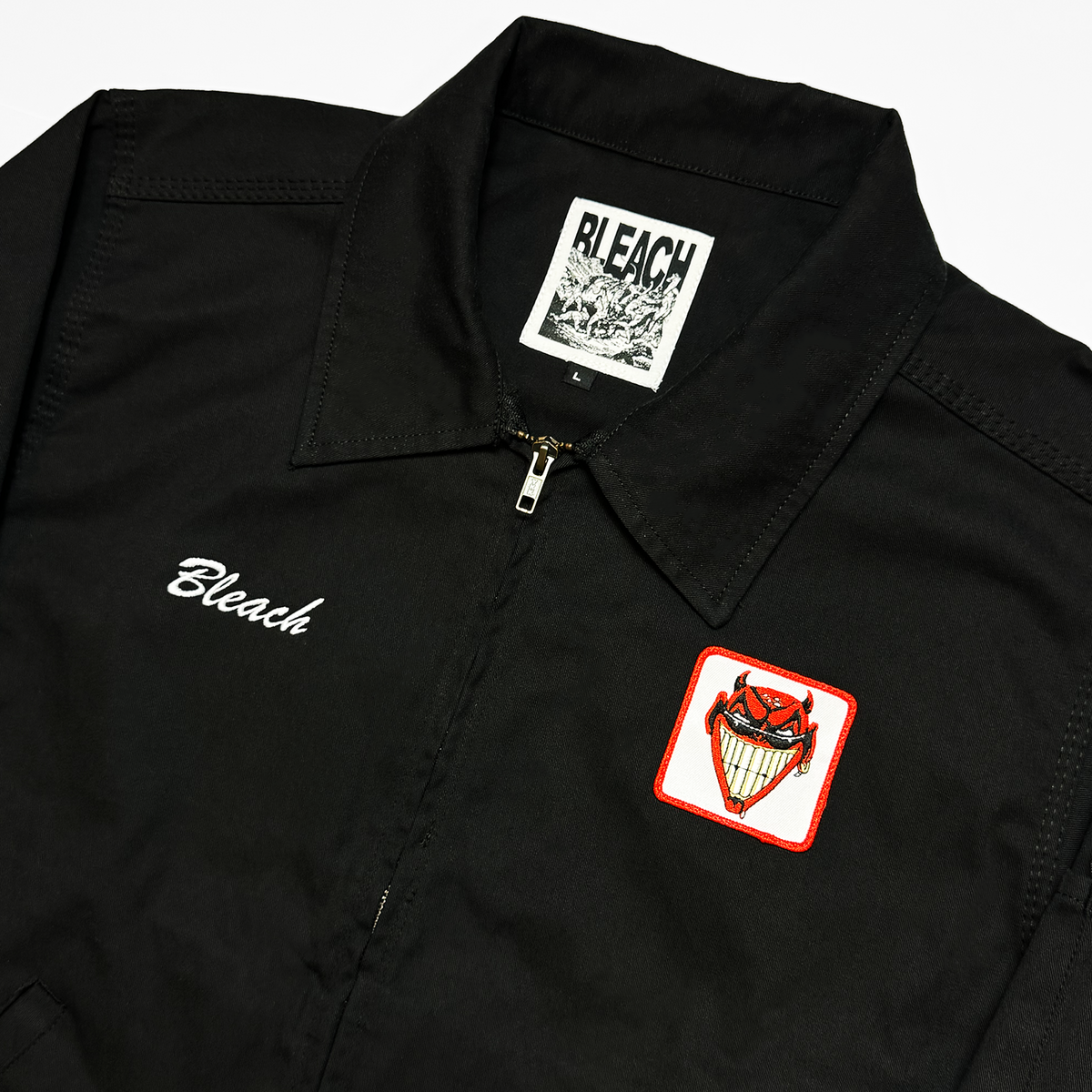 Pitchfork Zip Jacket - Black – Bleach USA