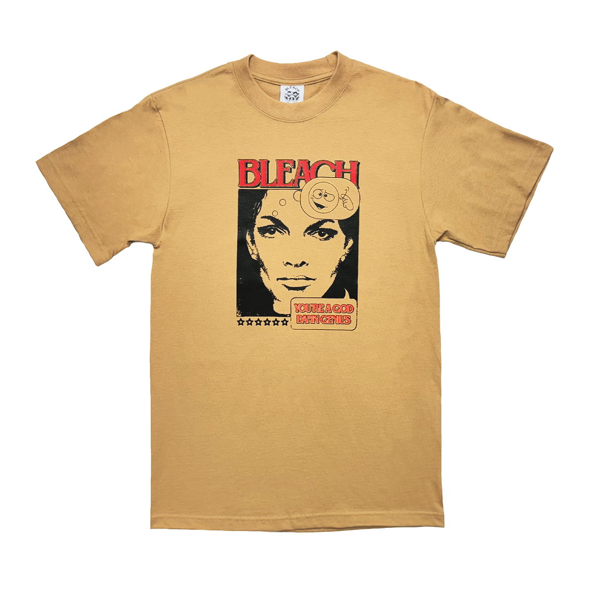 Idiot T-Shirt - Khaki – Bleach USA