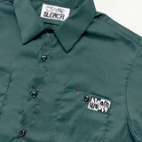 All Bad Button Up Work Shirt - Green