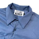 All Bad Button Up Work Shirt - Postal Blue