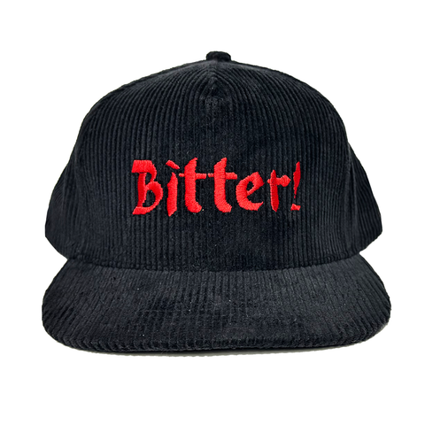Bitter Corduroy Hat - Black