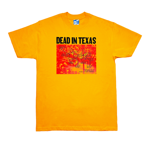 Dead in Texas T-Shirt - Yellow