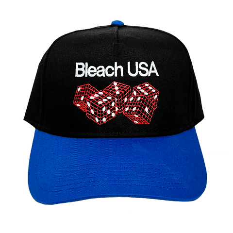 Threes Hat - Black/Blue