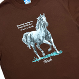 Horse Girl T-Shirt - Brown