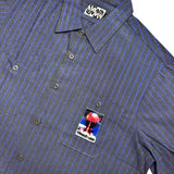 Explosive Work Shirt - Grey/Blue Stripe