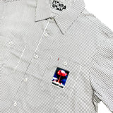 Explosive Work Shirt - White/Grey Stripe