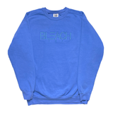 Bisprit Garment Dyed Sweatshirt - Flo Blue