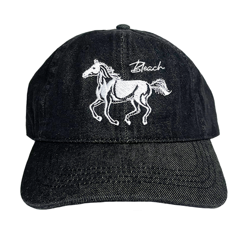 Horses Denim Hat - Black
