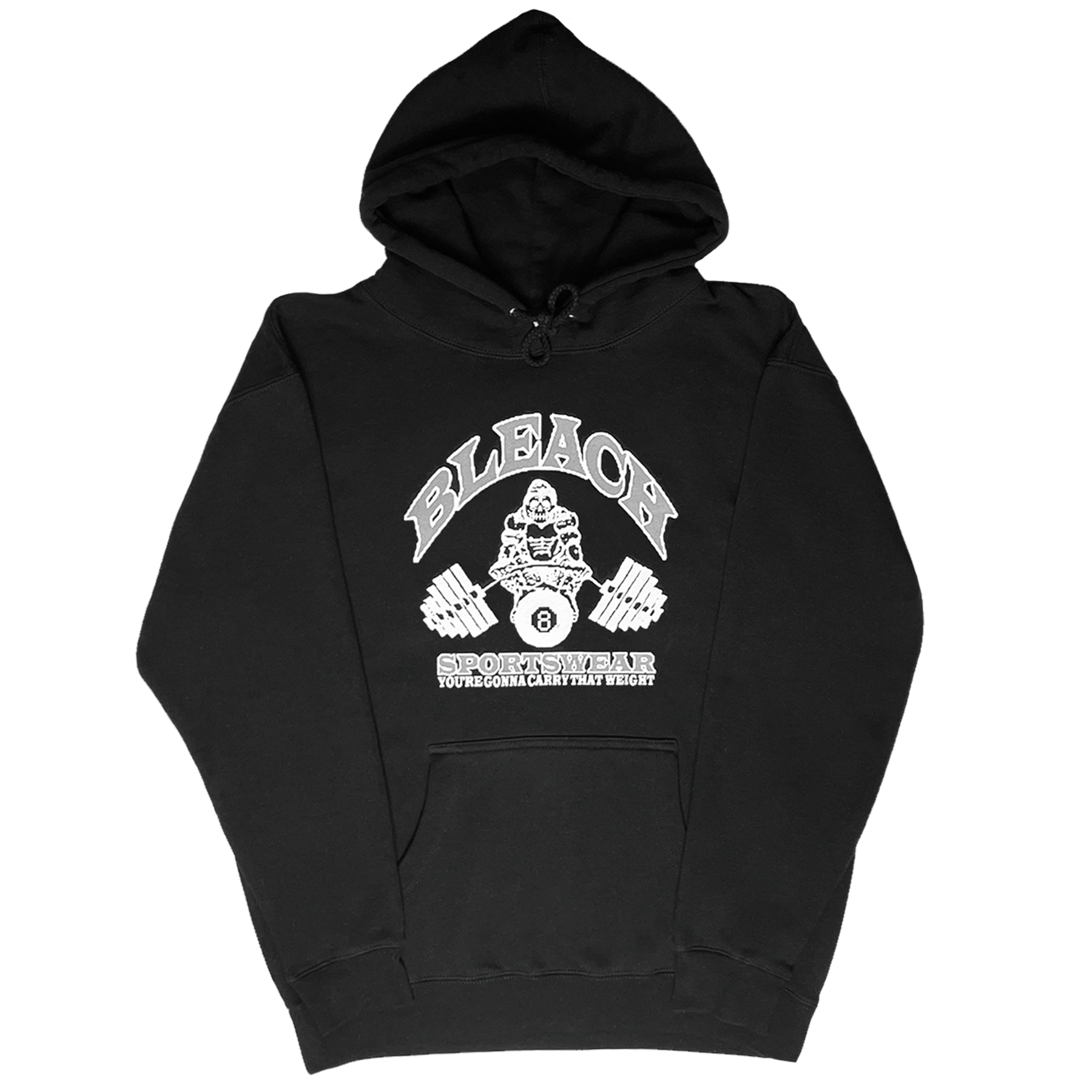 HEARD BLEACH SWEAT ブラック WEIGHTSHOODSWEATSHIRTBLACK2.